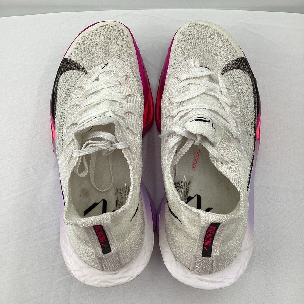 Nike White and Pink Air Zoo Alphafly Next%3 Sneakers Woman 8.5 - Picture 5 of 13